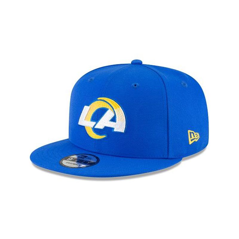 NFL Los Angeles Rams Basic 9Fifty Snapback (XGJ6271) - Blue New Era Caps